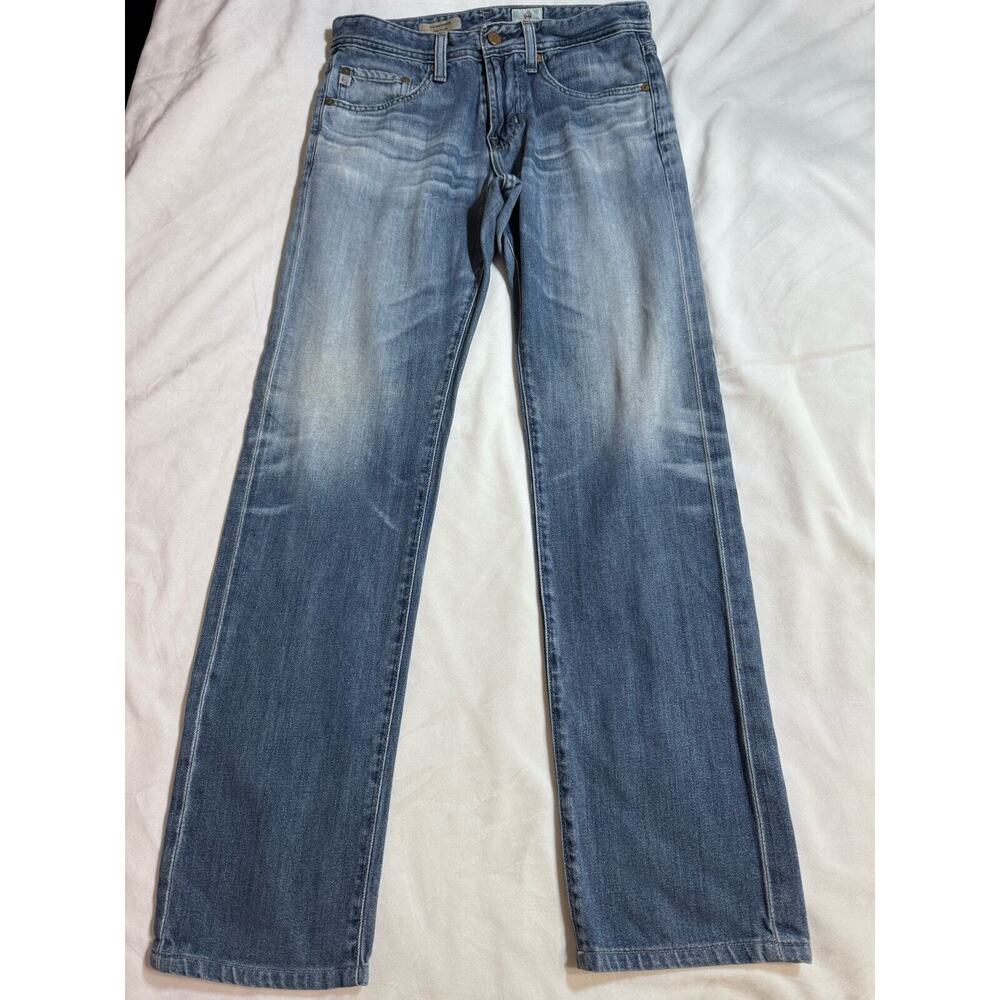 Adriano Goldschmied The Matchbox Slim Straight Jeans Blue Denim Mens Sze 29 USED